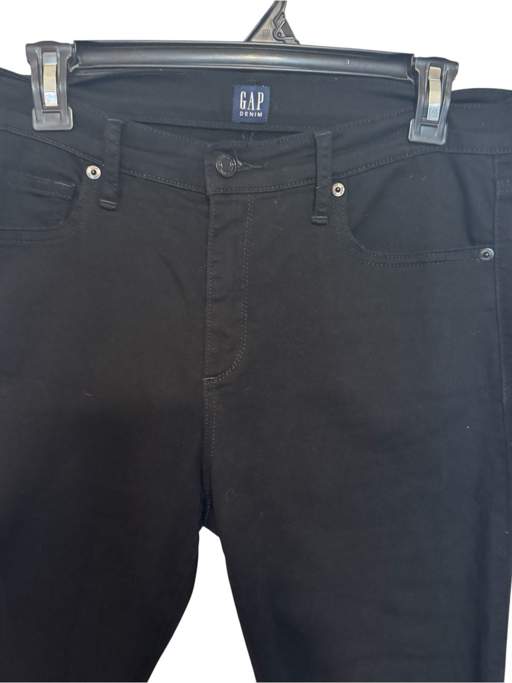 GAP Black *TRUE SKINNY* Jeans  SIZE: 31    #5 - Picture 2 of 6